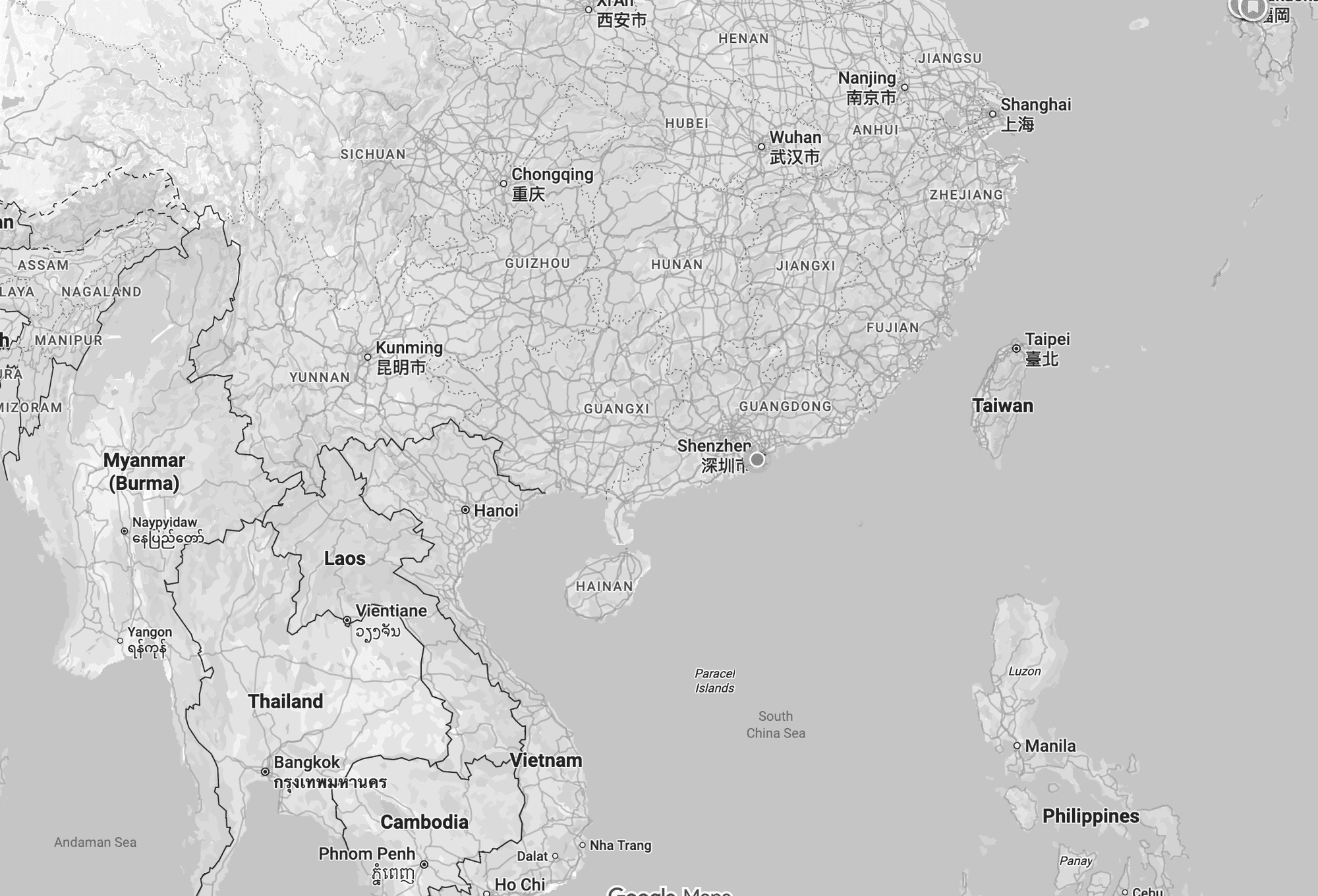 Map showing UOB Kay Hian Hong Kong office location