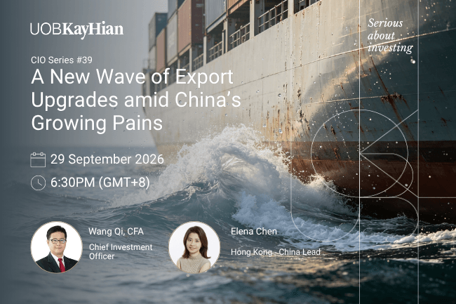 CIO Series #39 A New Wave of Export Upgrades amid China’s Growing Pains